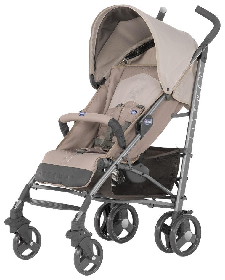 

Прогулочная коляска Chicco Lite Way Top 2 с бампером Sand, Lite Way Top 2