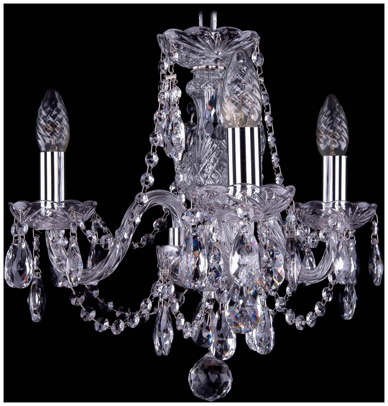 

Люстра подвесная Bohemia Ivele Crystal 1406/3/141/Ni, 1406/3/141/Ni