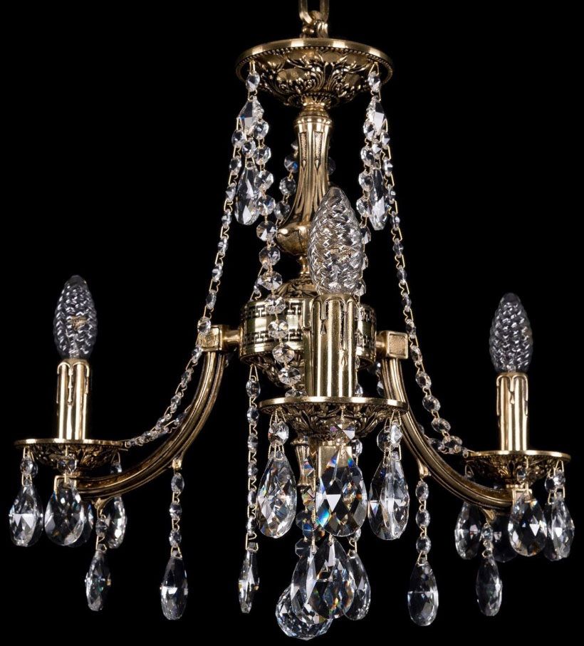 

Люстра подвесная Bohemia Ivele Crystal 1771/3/150/A/GB, 1771/3/150/A/GB