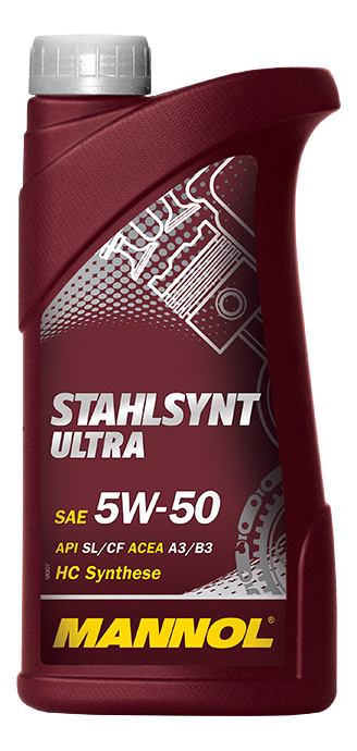 

Моторное масло Mannol Stahlsynt Ultra 5W50 1л, Stahlsynt Ultra