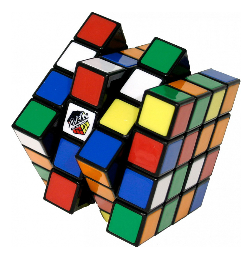 Головоломка Rubiks Кубик рубик 4х4 без наклеек головоломка кубик кленовый лист