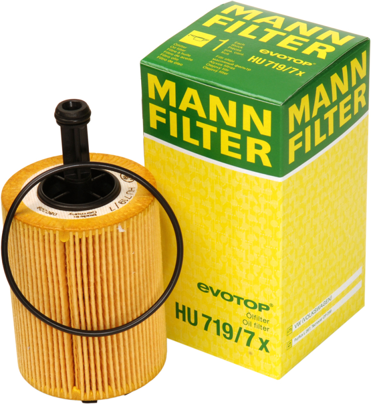 фото Фильтр масляный двигателя mann-filter hu719/7x