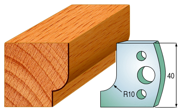 

Комплект из 2-х ножей 40x4 SP CMT 690.013, 690.013