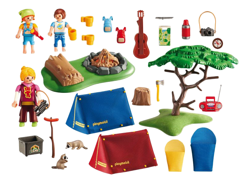 

Игровой набор Playmobil PLAYMOBIL Турбаза со светодиодным костром, турбаза со светодиодным костром