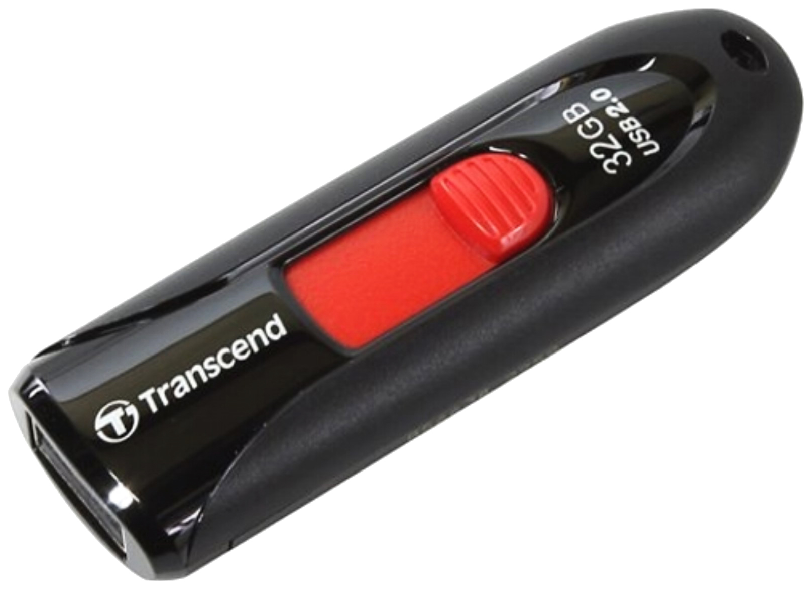 фото Флешка transcend jetflash 590 32гб white/black (ts32gjf590k)