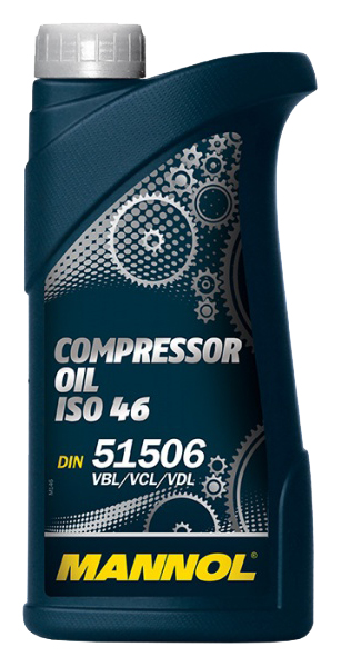 Минеральное масло для воздушных компрессоров  Mannol Compressor Oil ISO 46 1 л.
