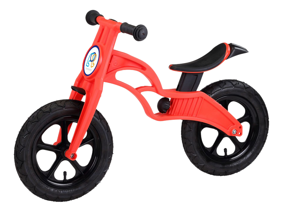 фото Беговел popbike flash с надувными колесами red pop bike