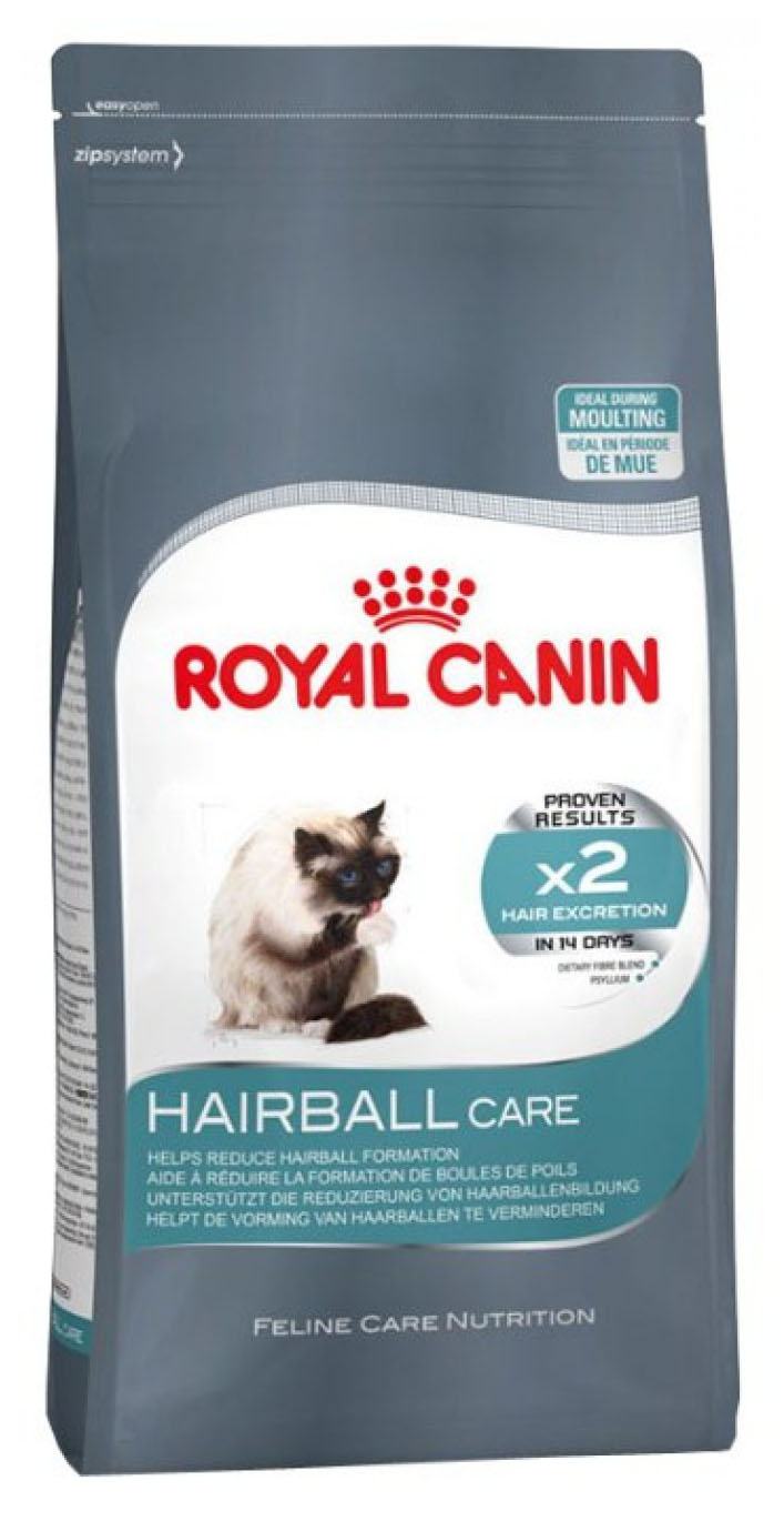 фото Сухой корм для кошек royal canin hairball care, для выведения шерсти, 0,4кг