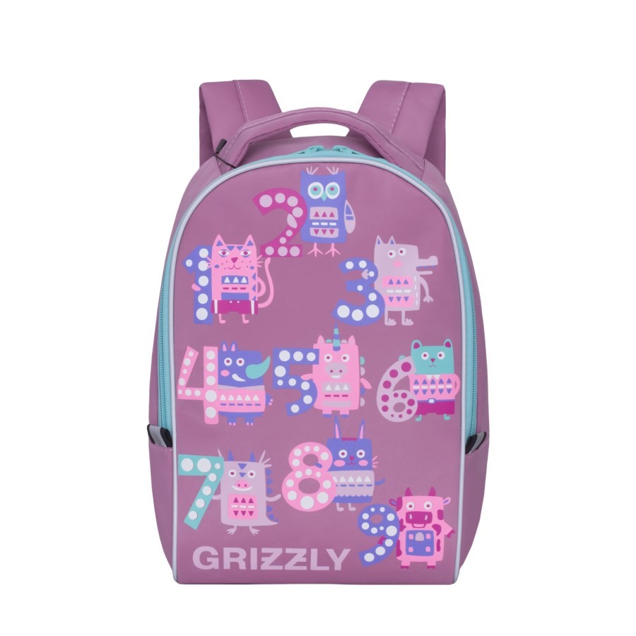 фото Рюкзак детский grizzly rs-764-6 детский розовый