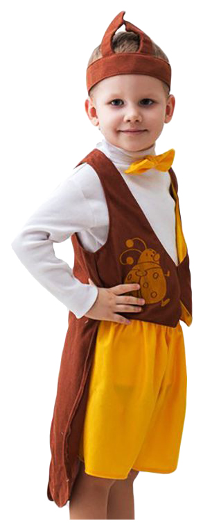 Карнавальный костюм Бока Жук, цв. коричневый р.122