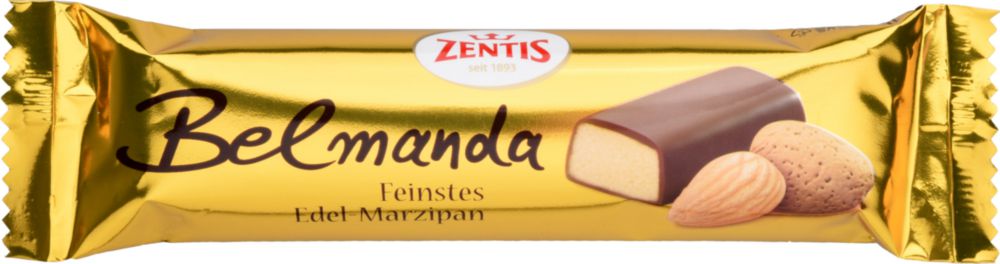 Шоколадный батончик Zentis belmanda в темном шоколаде 60 г