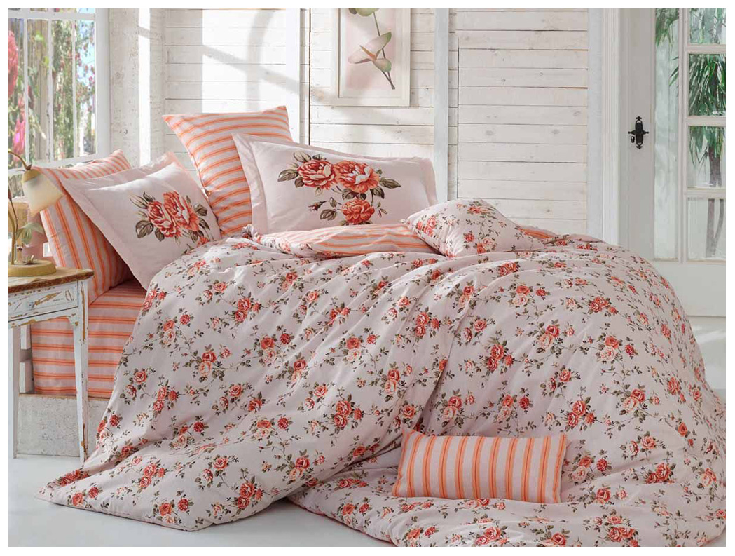 

Комплект постельного белья HOBBY home collection flora полутораспальный, FLORA