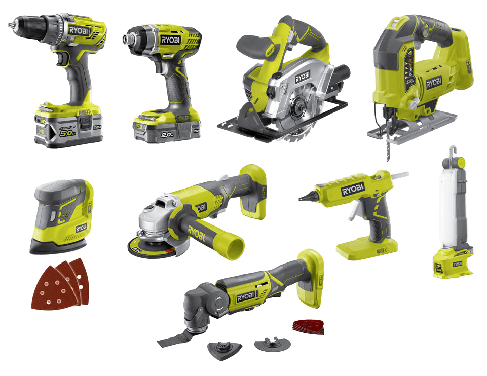 фото Набор электроинструмента ryobi one+ r18ck9-252s