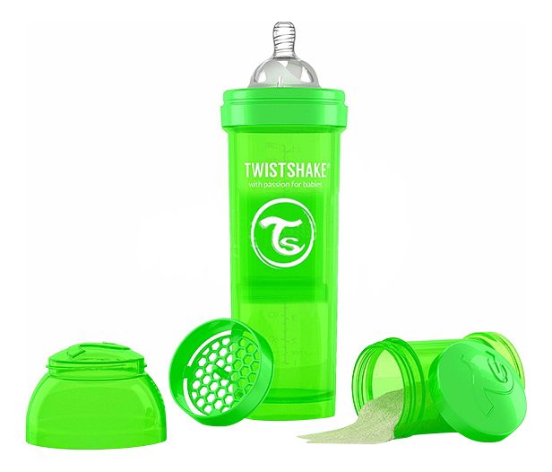 

Детская бутылочка Twistshake Антиколиковая 330 мл зеленая, Антиколиковая 330 мл зеленая