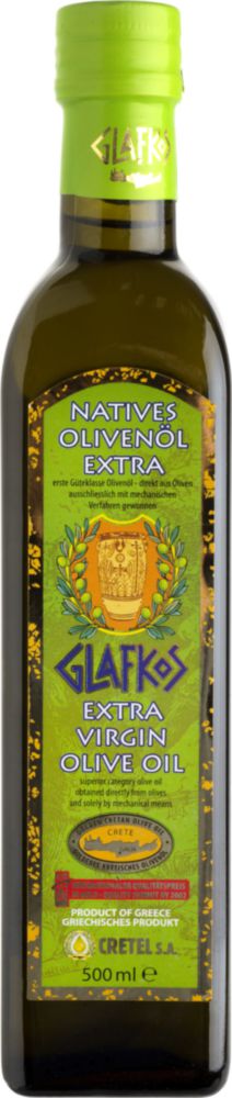 Масло оливковое Glafkos extra virgin 500 мл