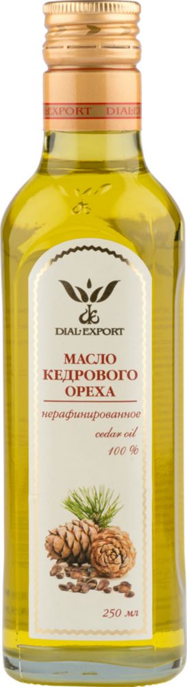 фото Масло кедрового ореха dial-export нерафинированное 250 мл