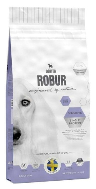 фото Сухой корм для собак bozita robur sensitive single protein, ягненок и рис, 12,5кг