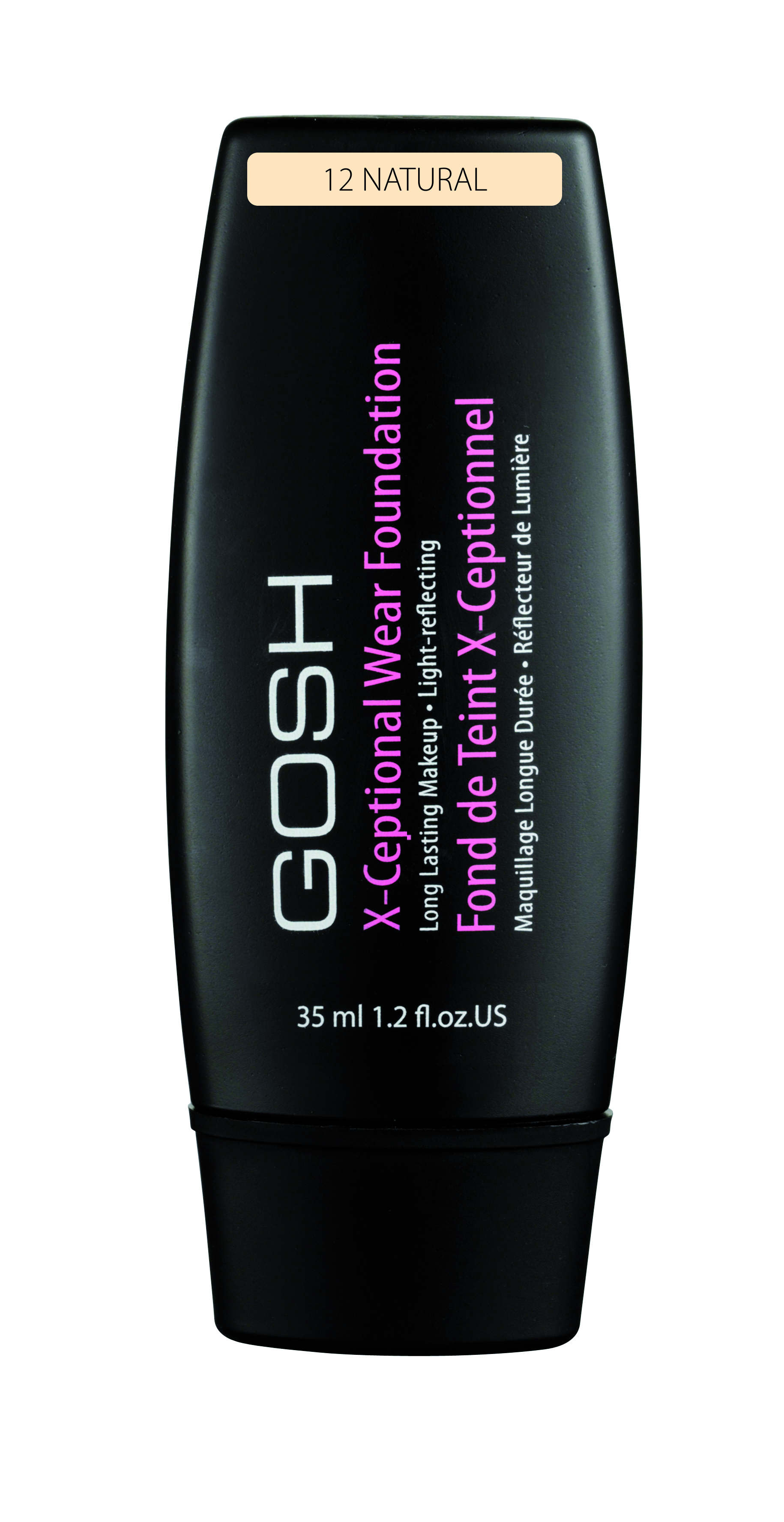 фото Тональный крем gosh x-ceptional wear foundation 12 - natural, 35 мл gosh copenhagen