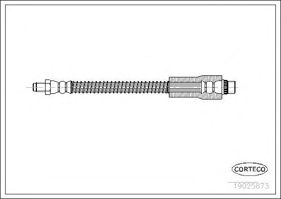 фото Шланг тормозной системы corteco 19025873