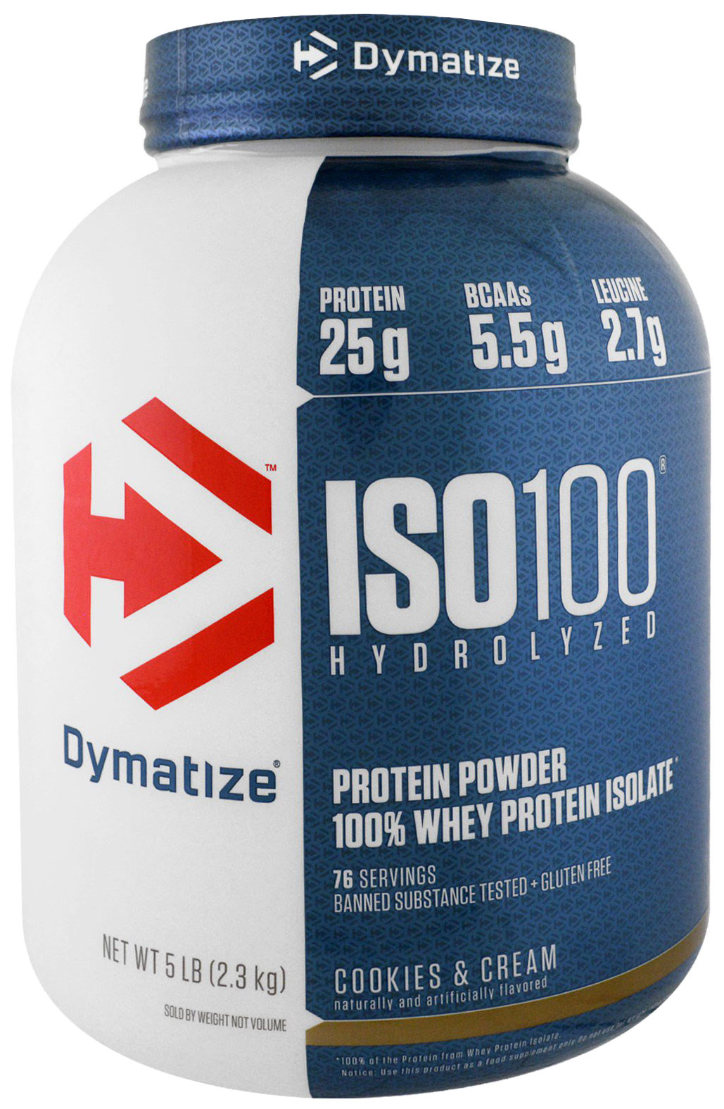 Протеин Dymatize Nutrition Iso-100, 2270 г, cookies & cream