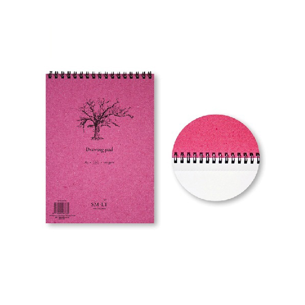 фото Альбом на спирали для набросков smiltainis drawing pad, а5, 60 л