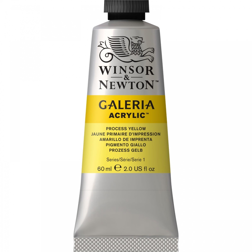 

Акриловая краска Winsor&Newton Galeria обработанный желтый 60 мл