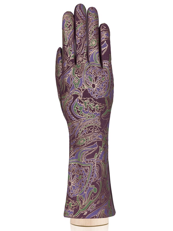 Перчатки женские Eleganzza IS00148 фиолетовые 6.5
