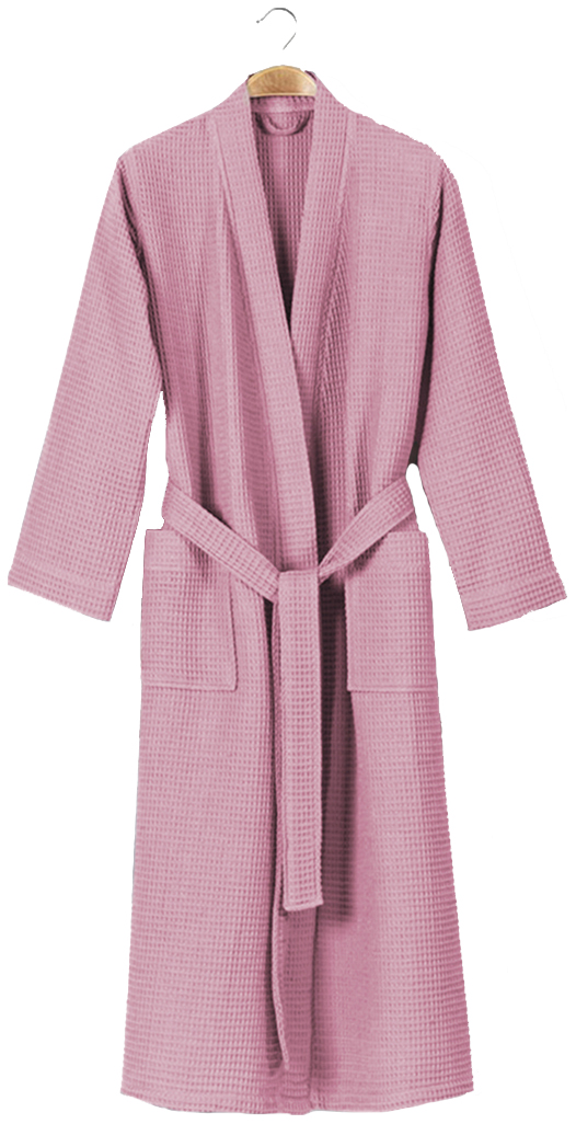фото Eleganta банный халат пике цвет: розовый (m)