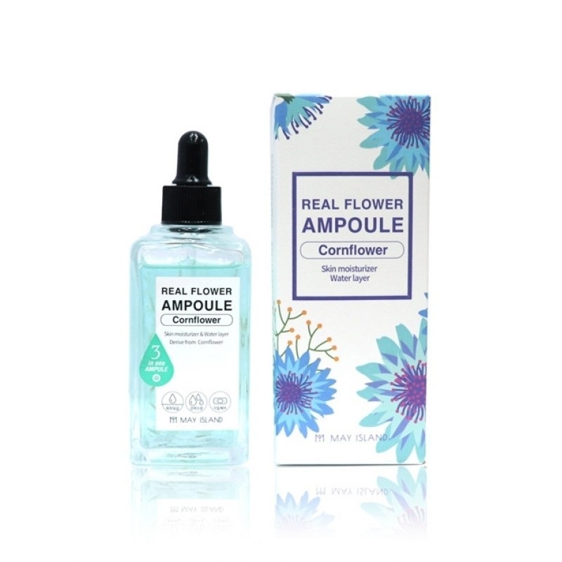 Сыворотка для лица May Island Real Flower Ampoule Cornflower 100мл