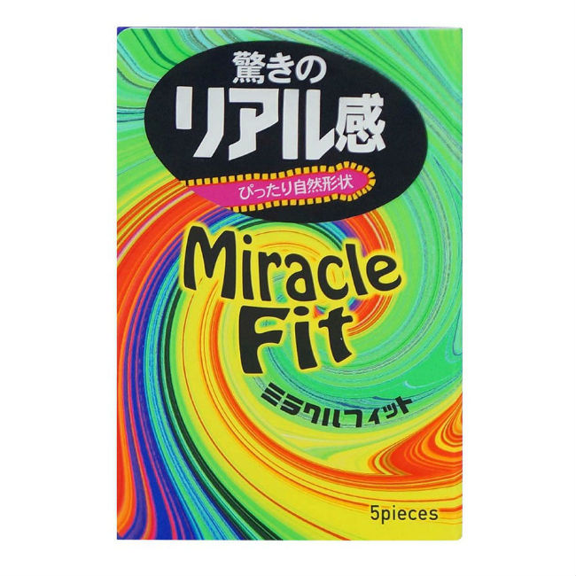 Xtreme Miracle Fit, Презервативы Sagami Miracle Fit анатомические без накопителя 5 шт., прозрачный, латекс  - купить