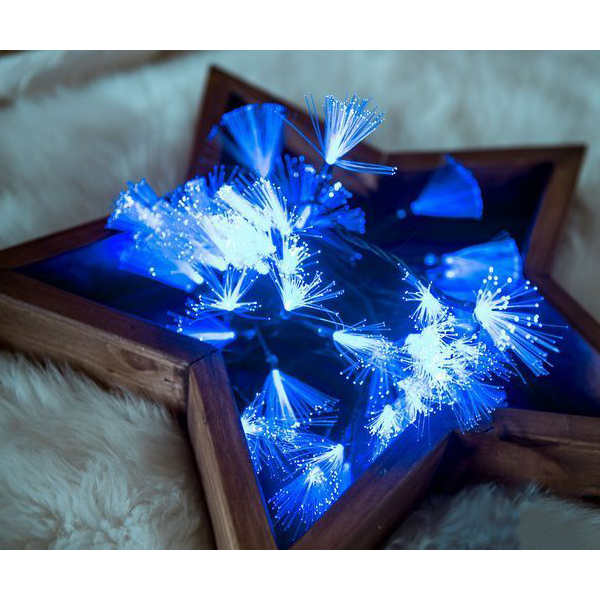 фото Световая гирлянда новогодняя xmas-group кисточки ld048c-b-fb 6,5 м синий