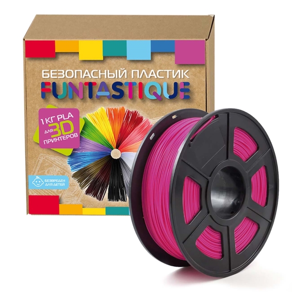 Пластик для 3D-принтера Funtastique PLA-1KG-RB PLA Pink