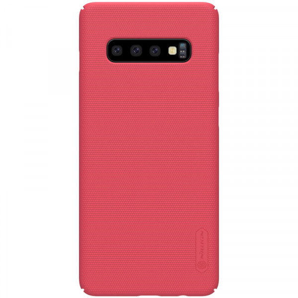 фото Чехол nillkin matte для samsung galaxy s10+ red