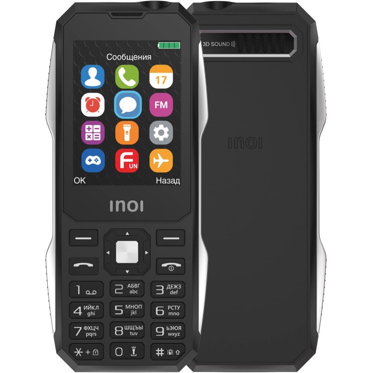 

Мобильный телефон INOI 244Z Black, 244Z