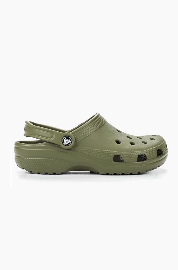 фото Сланцы мужские crocs classic-6 зеленые 46.5 ru