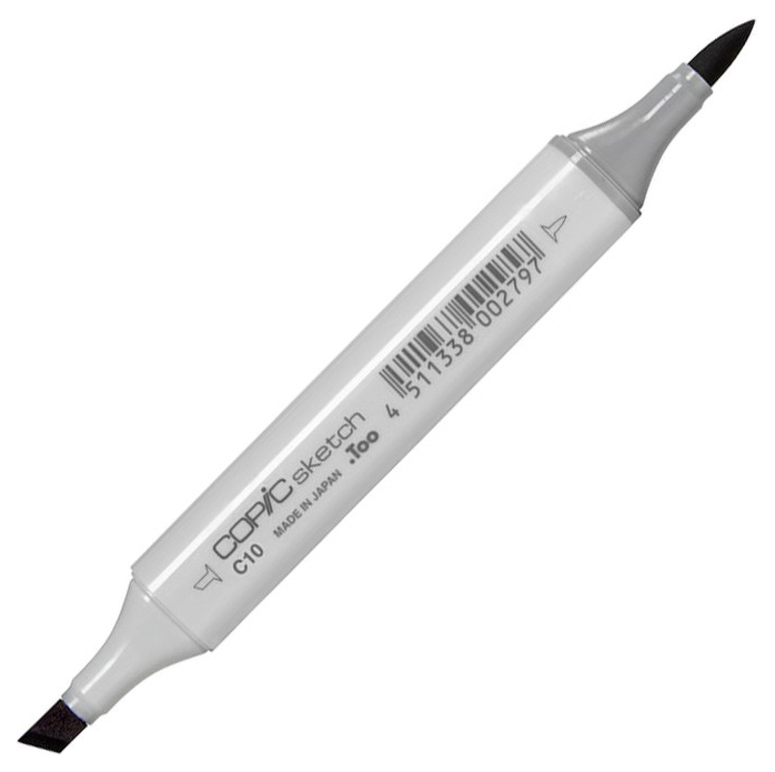 

Маркер Copic Sketch C10 серый холодный #10 серый