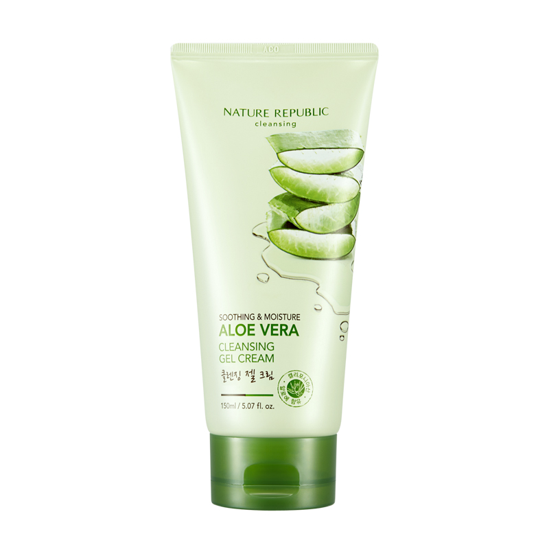 Гель для лица Nature Republic Soothing & Moisture Aloe Vera Cleansing Gel Cream 150 мл