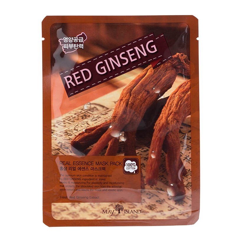 фото Маска для лица may island real essence red ginseng mask pack 25 мл