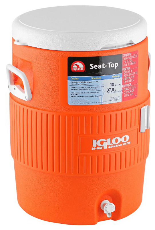 

Термоконтейнер Igloo 10 Gallon Seat Top Orange