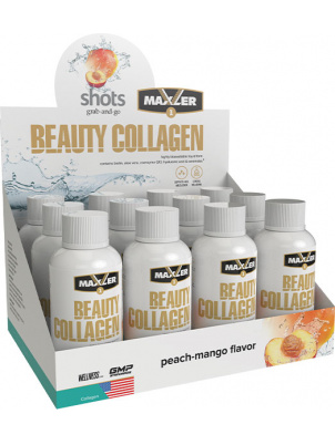 

Maxler Beauty Collagen Shots Peach-Mango 12 x 60 мл, Beauty Collagen Shots Peach-Mango