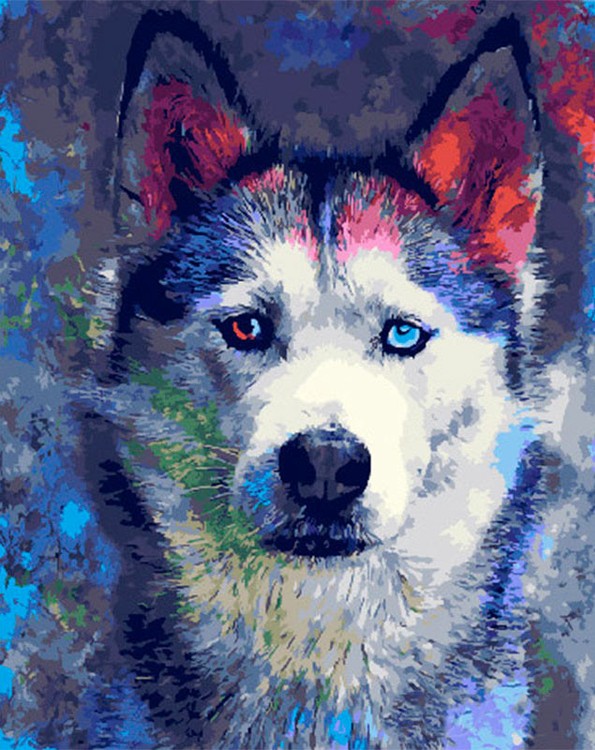 

Живопись по номерам Paintboy Одинокий взгляд 40x50, Одинокий взгляд