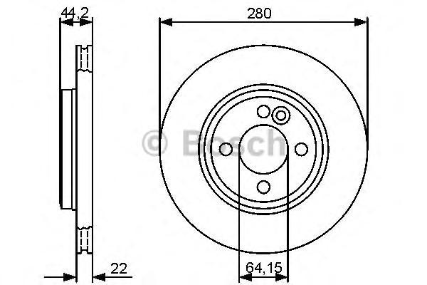 фото Тормозной диск bosch 0986479437