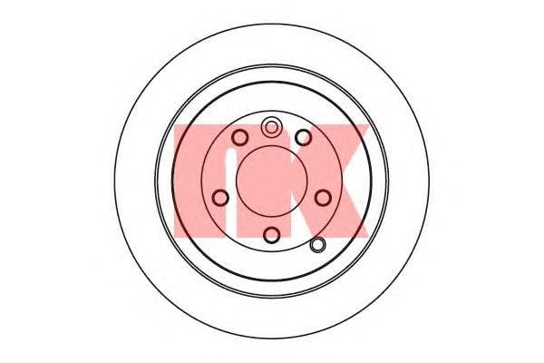 фото Тормозной диск nk 204029