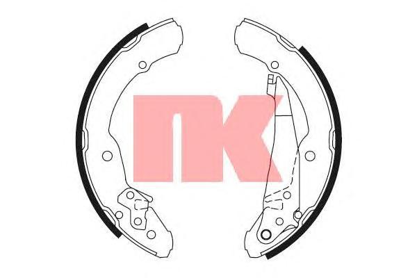 

Тормозные колодки Nk 2743631