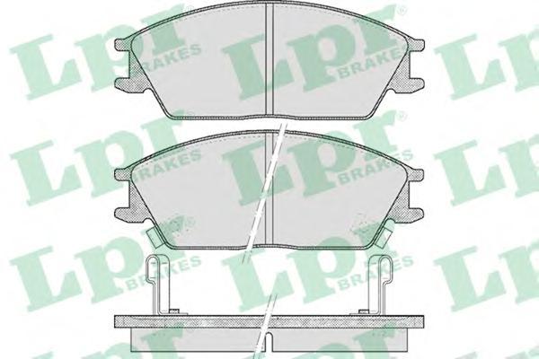 

Тормозные колодки Lpr 05P542