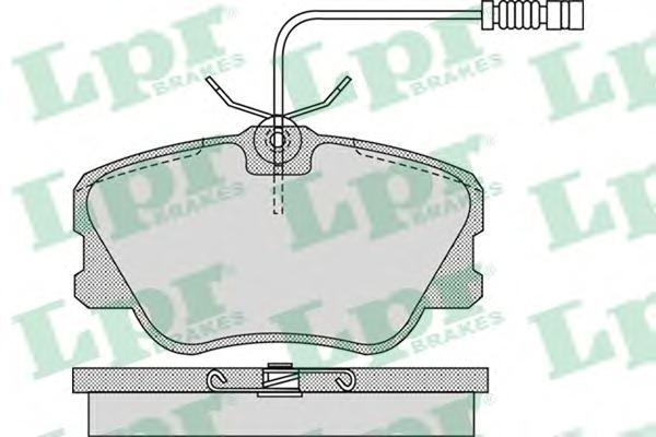 

Тормозные колодки Lpr 05P986