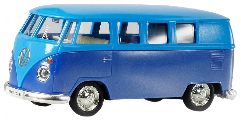 Автобус Rmz City Volkswagen Type 2 Transporter голубой 1:32