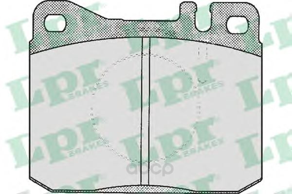 

Тормозные колодки Lpr передние для Mercedes-Benz W123, W126 1976-1991 05P211