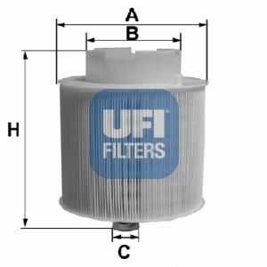 фото Фильтр воздушный двигателя ufi 27.597.00