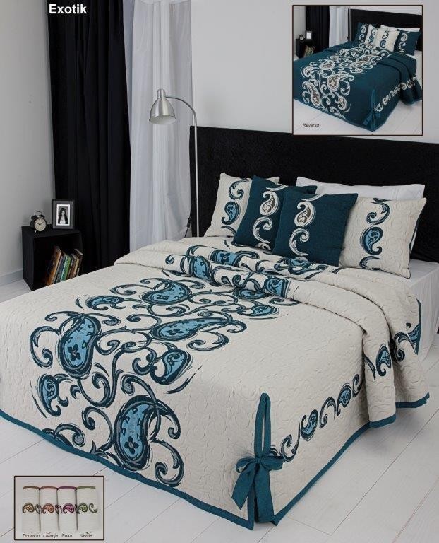 Покрывало A.SALGADO Exotic blue размер 220х270